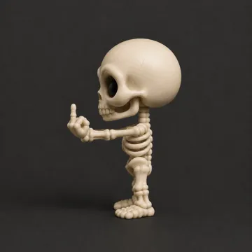 Adorno temático: F@ck You Skeleton — vista de referencia 4