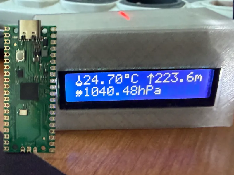 Raspberry Pi Pico Weather Station v1