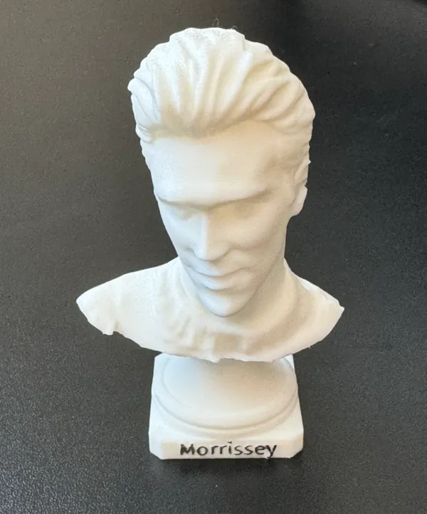 Buste statuette chanteur rock