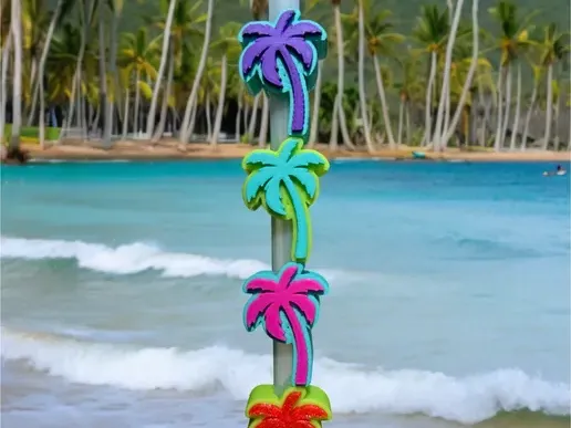 Palm Tree Stanley Straw Topper 10mm