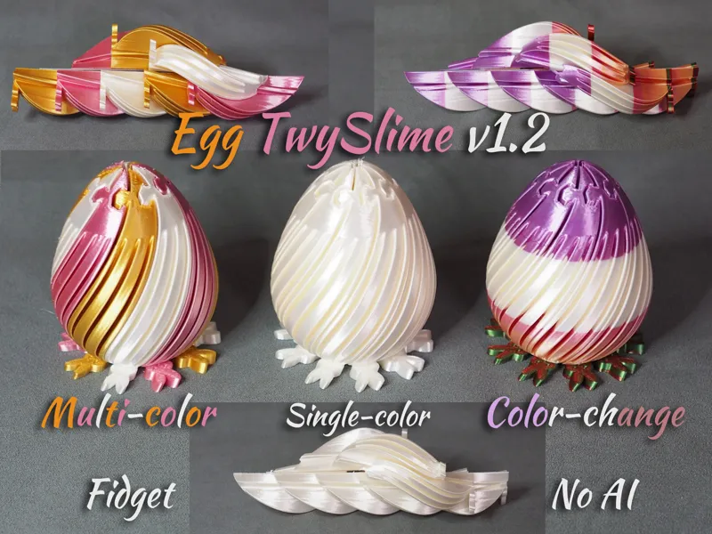Egg TwySlime + Bunny – Easter Fidget :-)