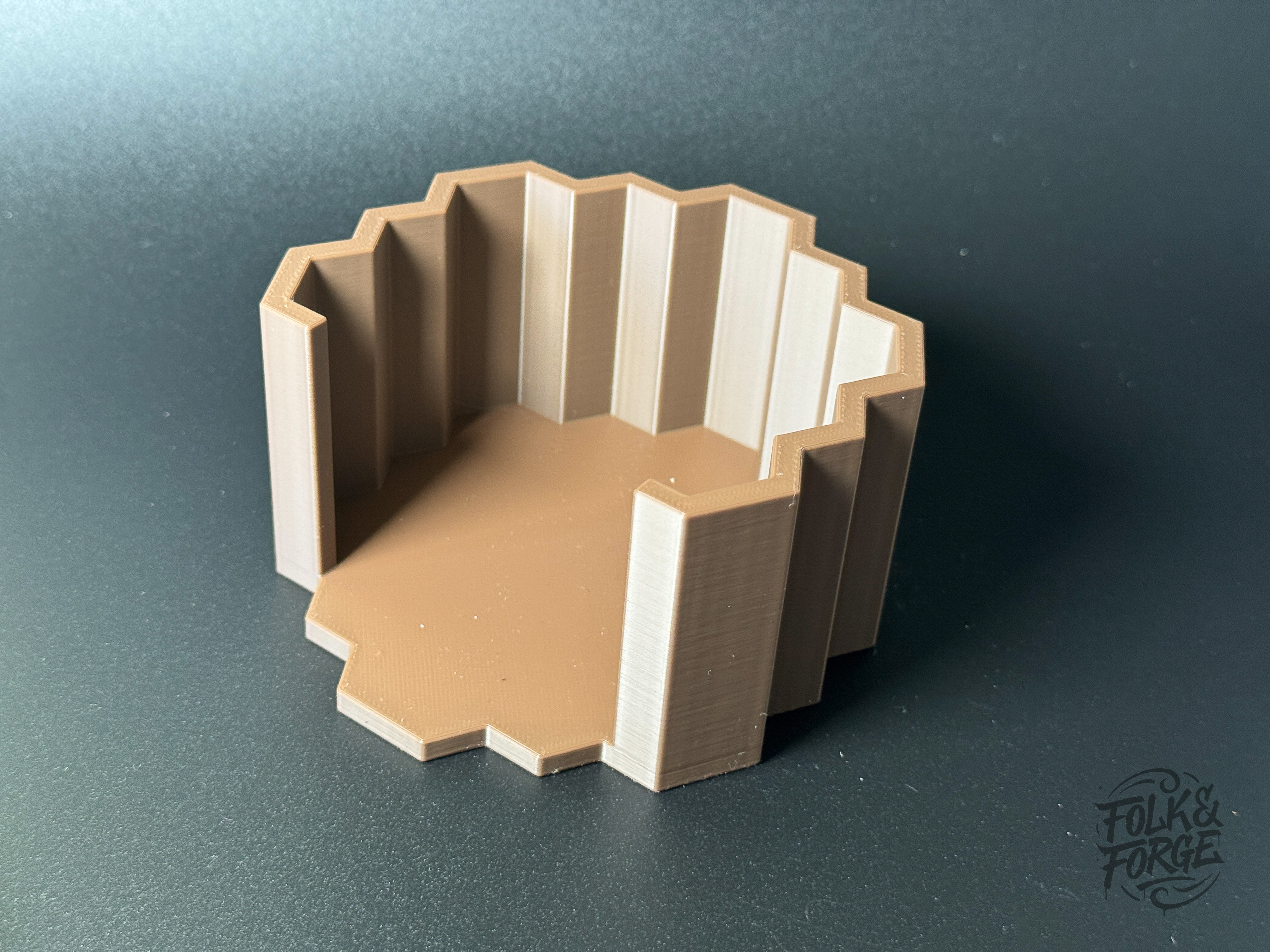 Miniatura 4 do modelo 3D Honeycomb Coasters, Stackable Hive Holder 