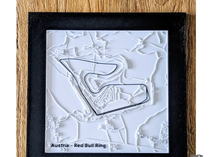 F1 Circuit Red Bull Ring 3D street map
