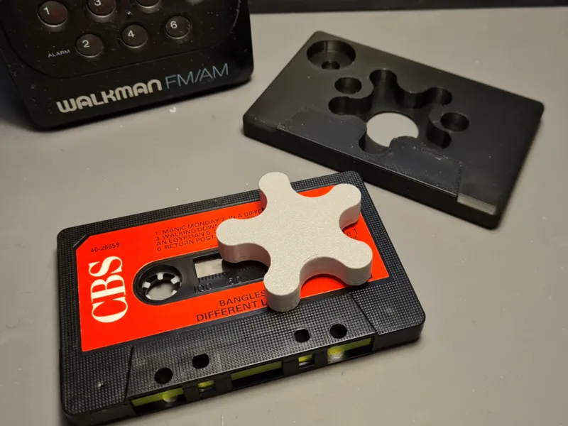 Audio Cassette Tape Winder with storage