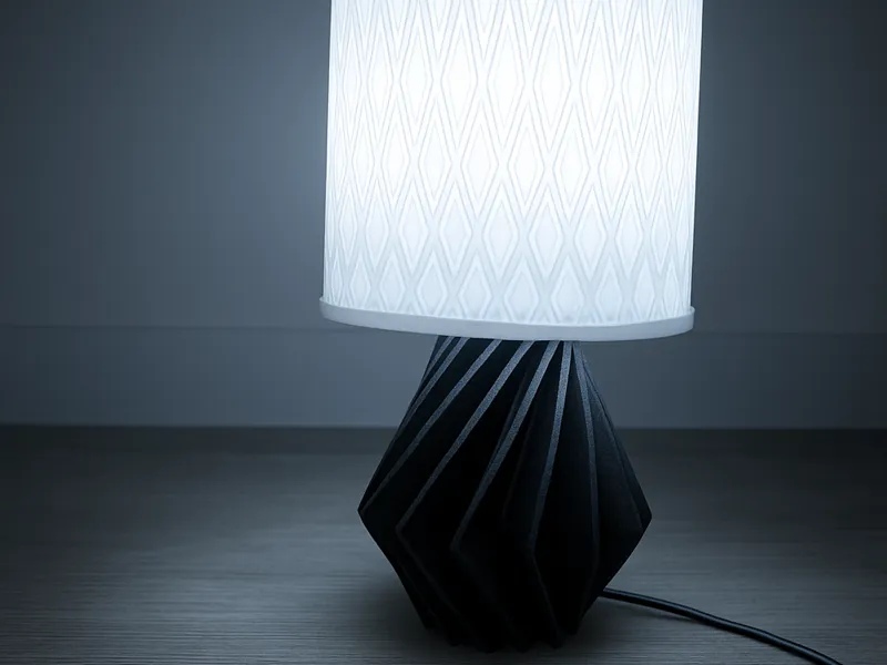Modern 3D Printed Table Lamp / Lampa