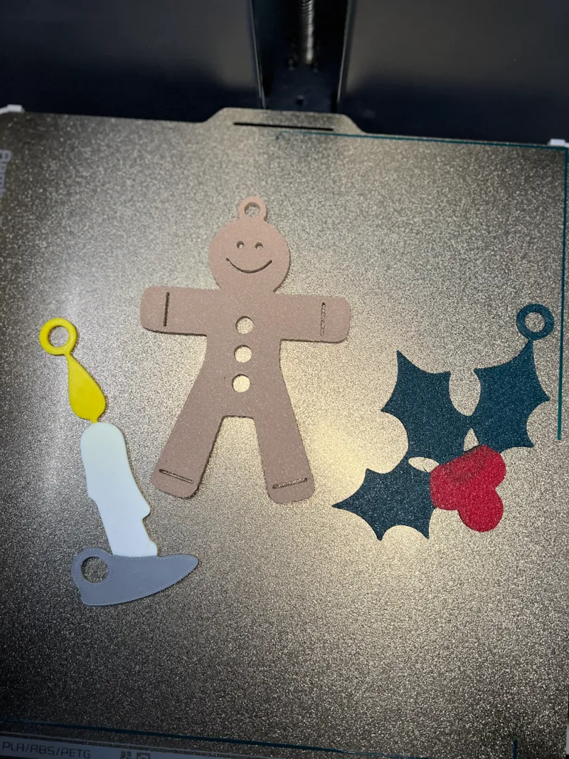 Colored Ornament 3 pack