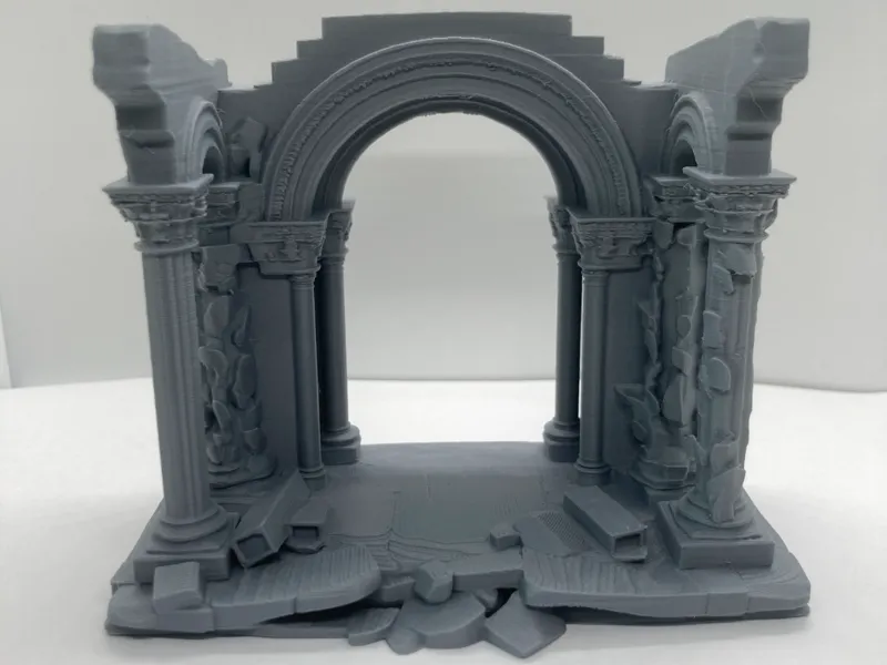 Miniature Base Arch - Fantasy Tabletop Scenery 