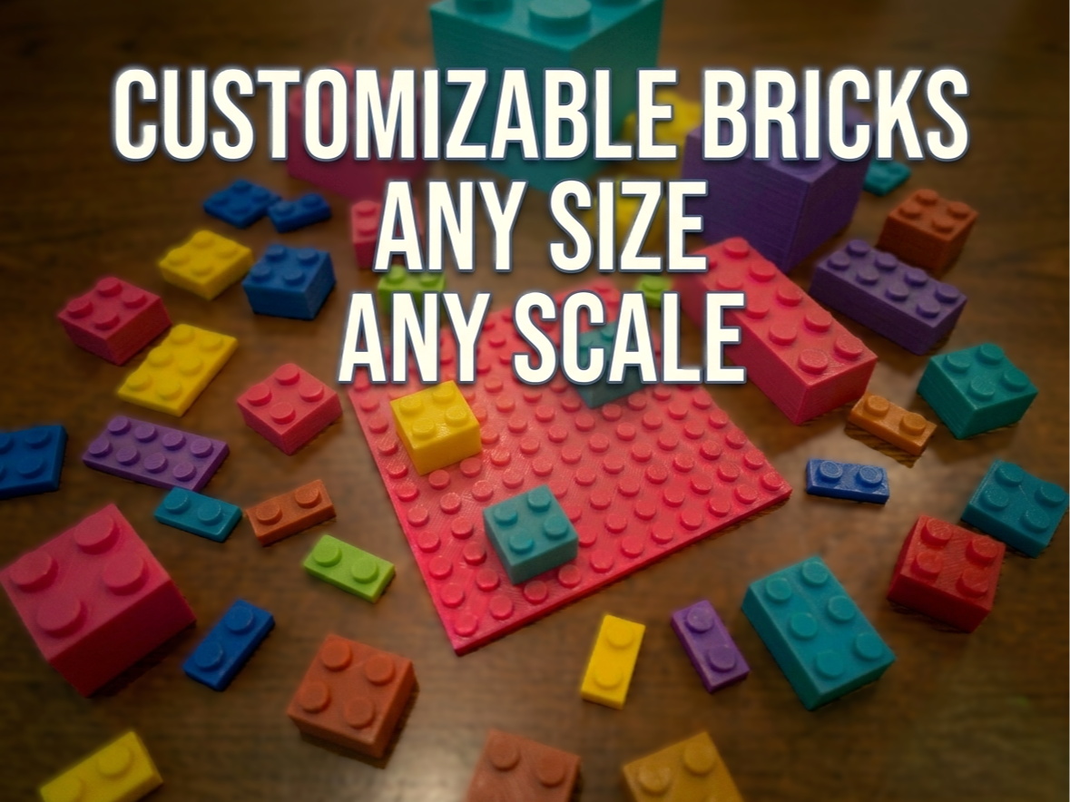 Parametric Brick Maker: Any Size, Any Scale