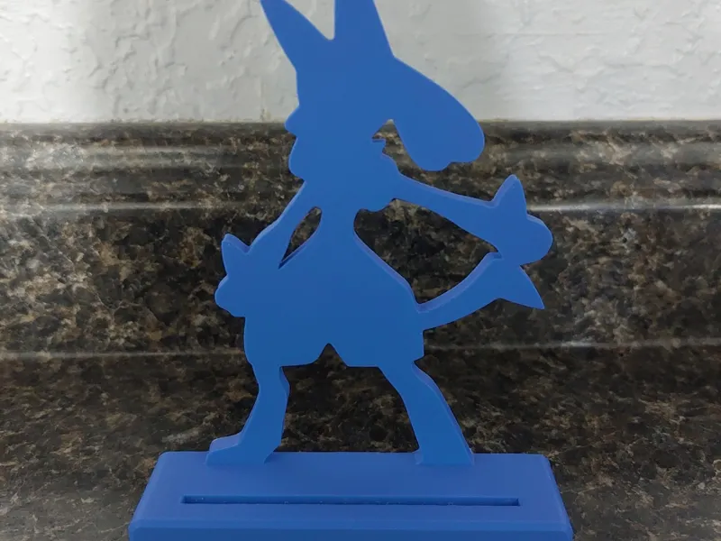 Lucario top loader stand