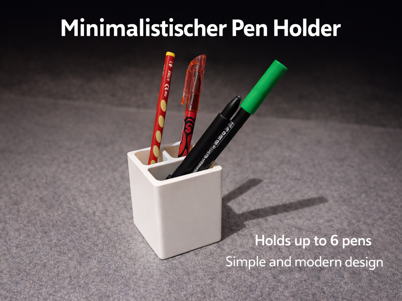 Minimalistischer Pen-holder