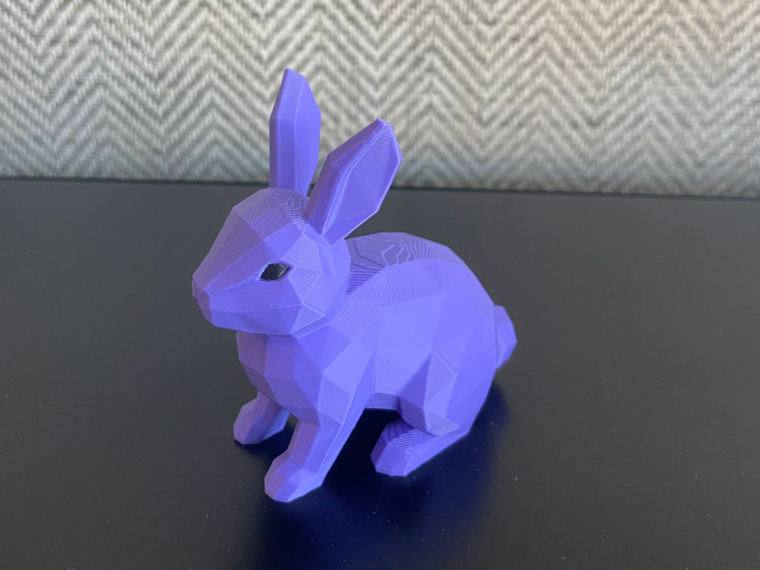 Cute Low Poly Bunny (No Supports)