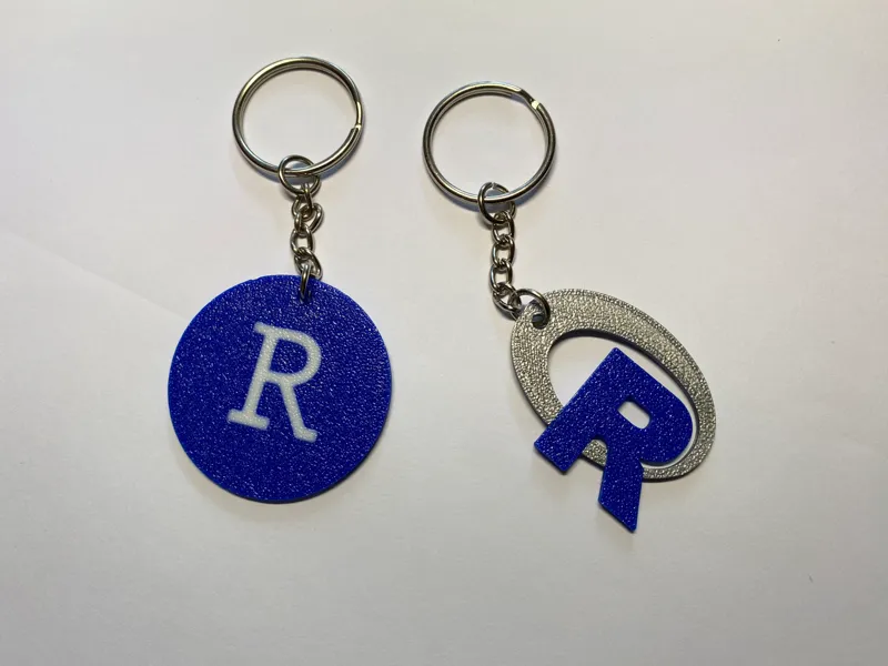 R & R-Studio Logo keychain