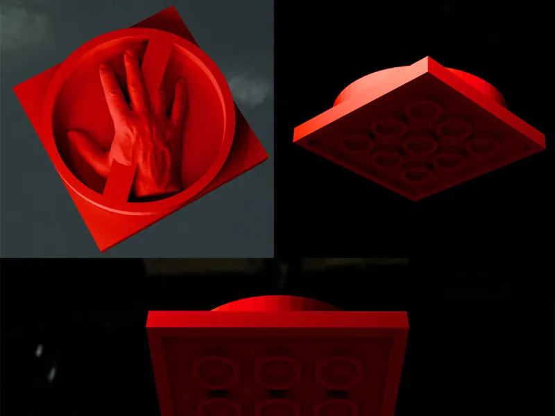 Don't Touch - Brick 3x3