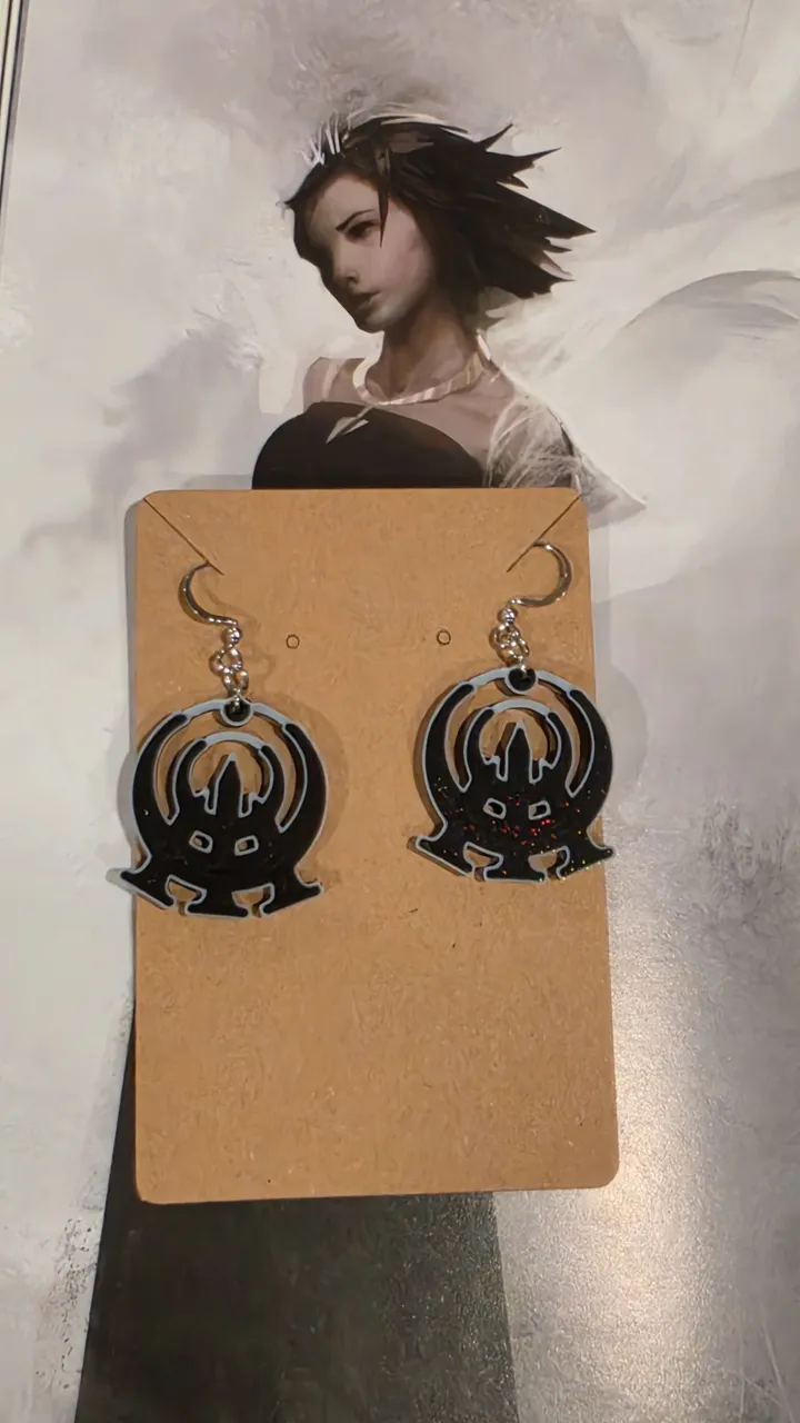 Mistborn Earrings - Ettmetal/Harmonium view 2