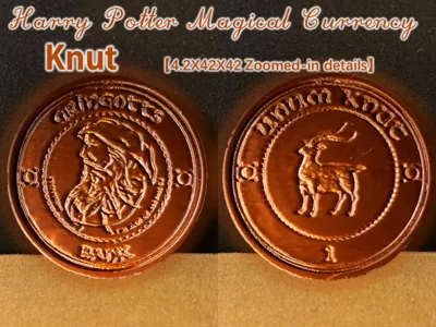 Harry Potter Wizarding Money Knut