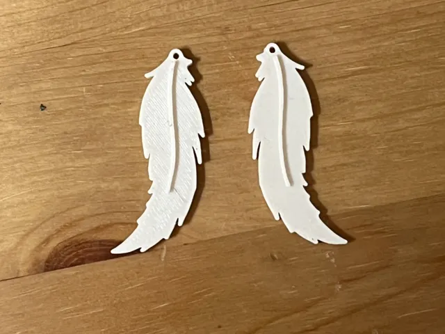 feather earrings