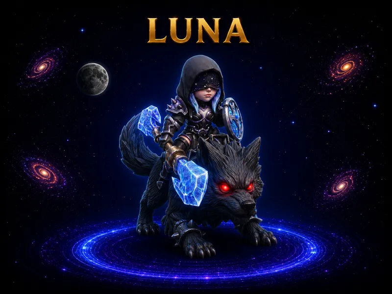 DOTA 2 LUNA CHIBI STYLE