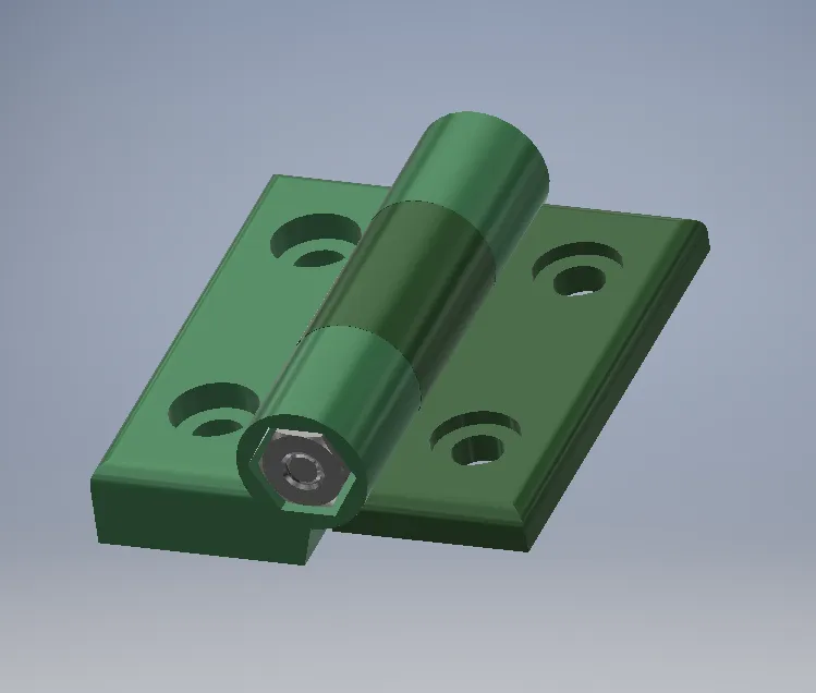 Plexiglass hinge