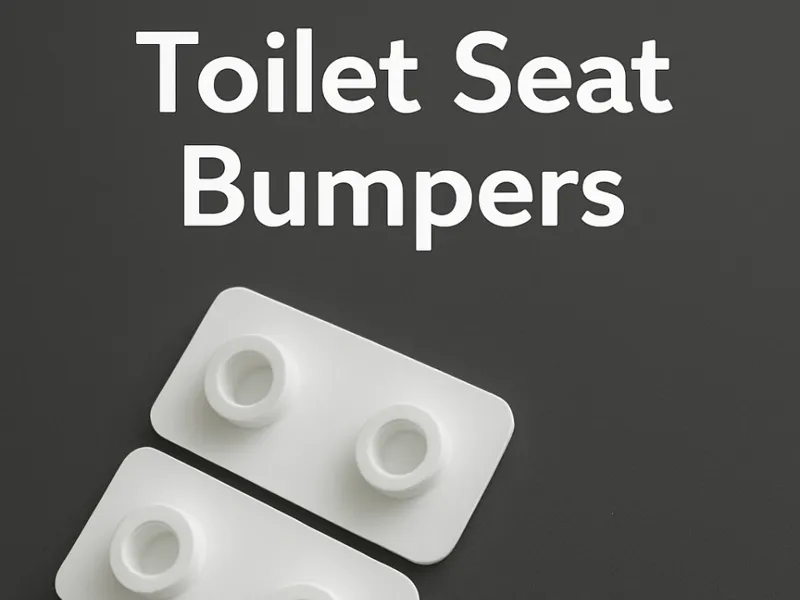 Toilet seat bumpers