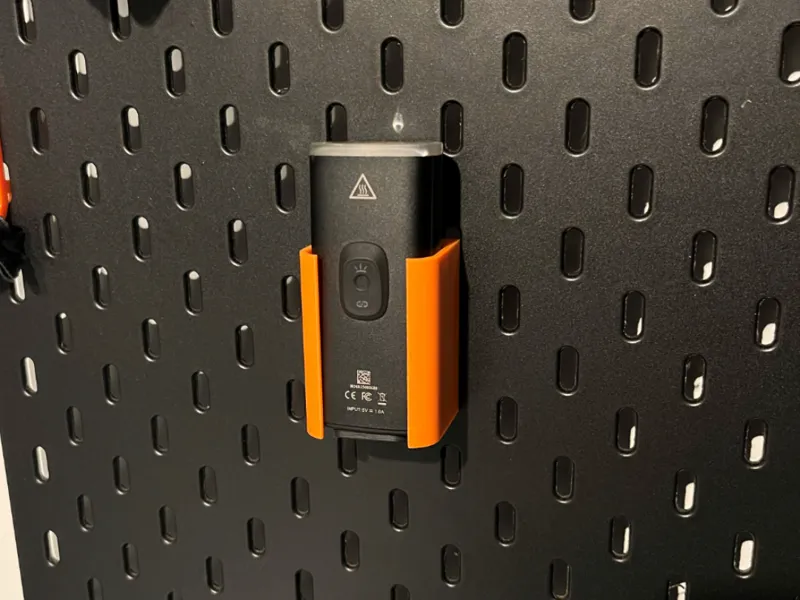 Ikea Skadis Magicshine Evo 1300
