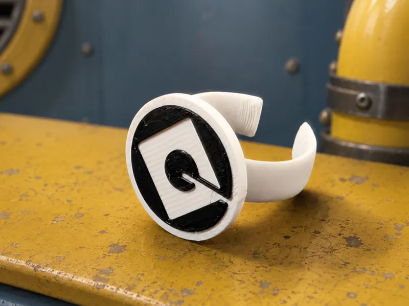 Minions/Despicable Me Gru Logo Ring