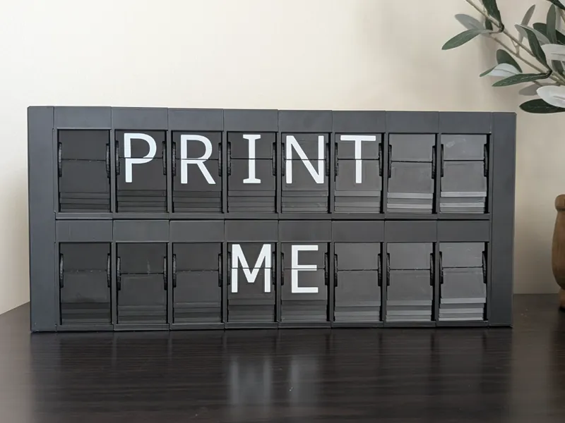 Split Flap Display - Dual