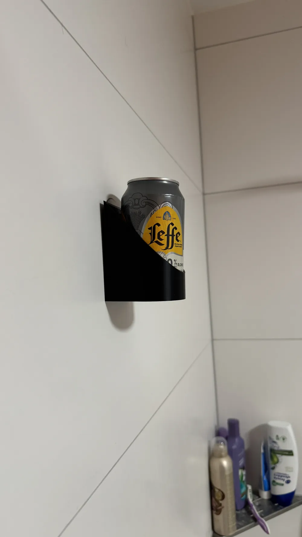 Shower Beer Can Holder with Suction Cup 33cl 12oz - Free 3D Print Model ...