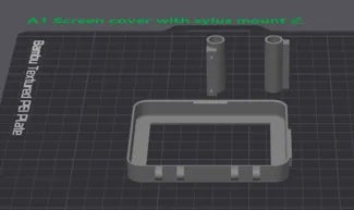 A1 Screen Cover with stylus mount (Remix)