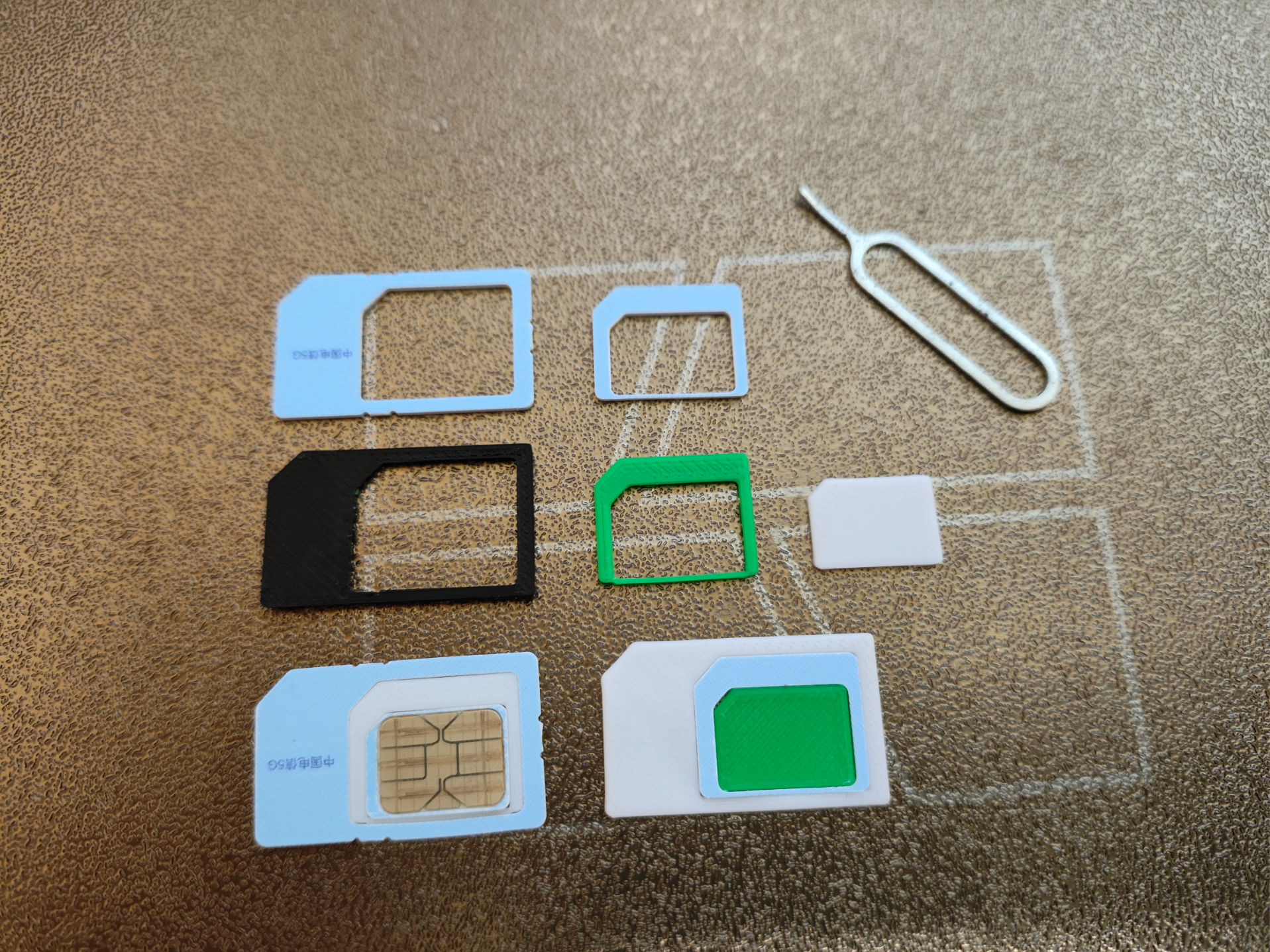 Miniatura 1 do modelo 3D 手机卡卡套