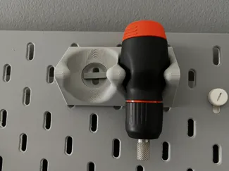LTT screwdriver T-clip Skådis mount - dual