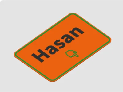 Hassan Name Plate