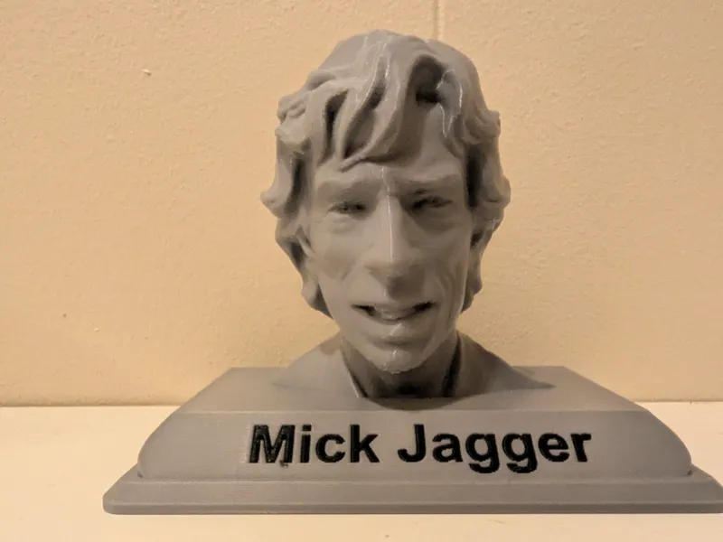 Mick Jagger bust