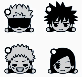 Jujutsu Kaisen Keychains