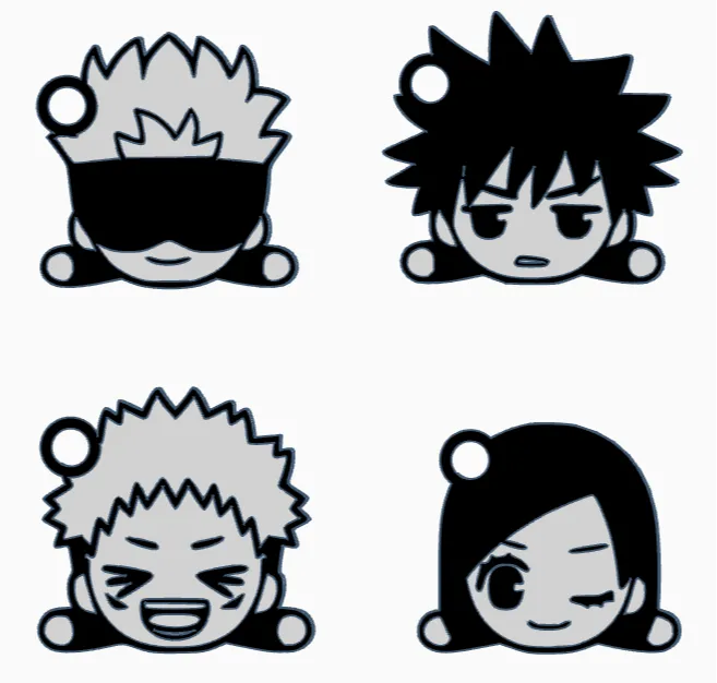 Jujutsu Kaisen Keychains