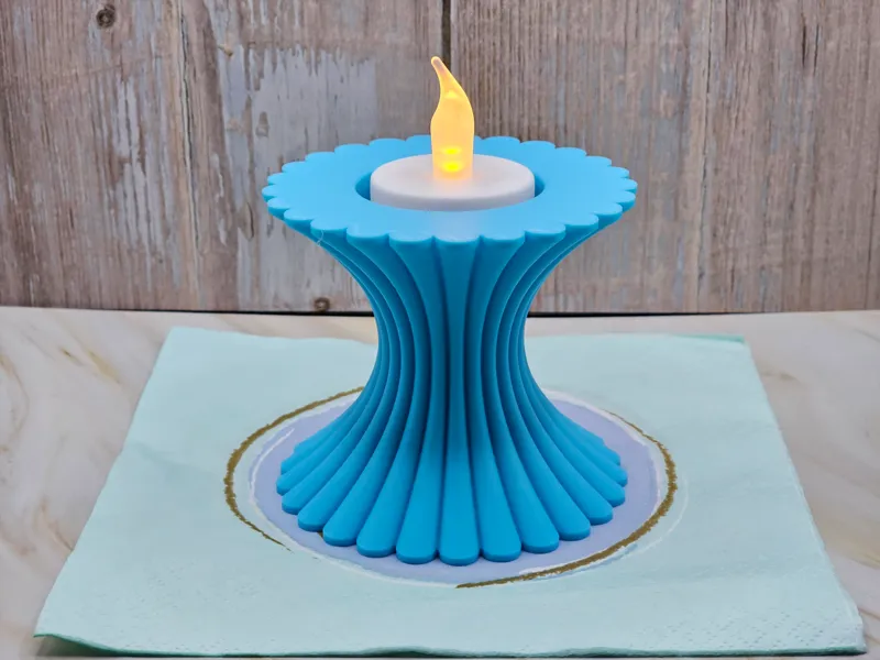 LED tea light holder stand