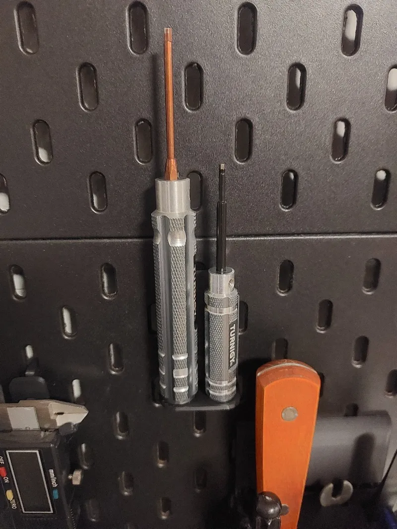 Ikea Skadis Screwdriver Holder Remix