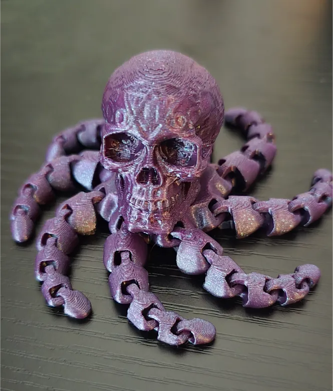 Celtic skull octopus