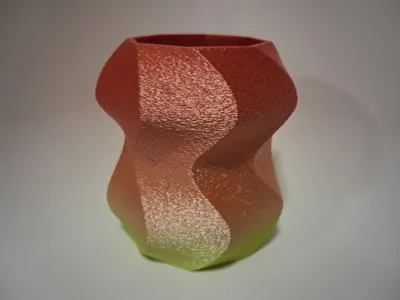 Waterproof octagonal vase
