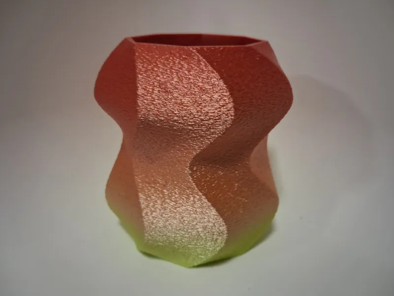 Waterproof octagonal vase