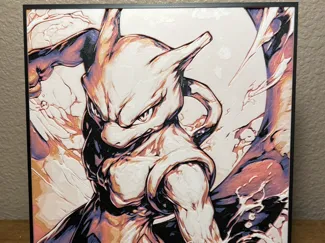 Hueforge - Pokemon - Mewtwo