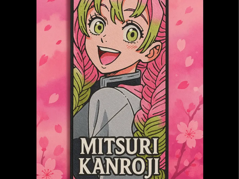Mitsuri Kanroji Pilar Amor Demon Slayer Hueforge