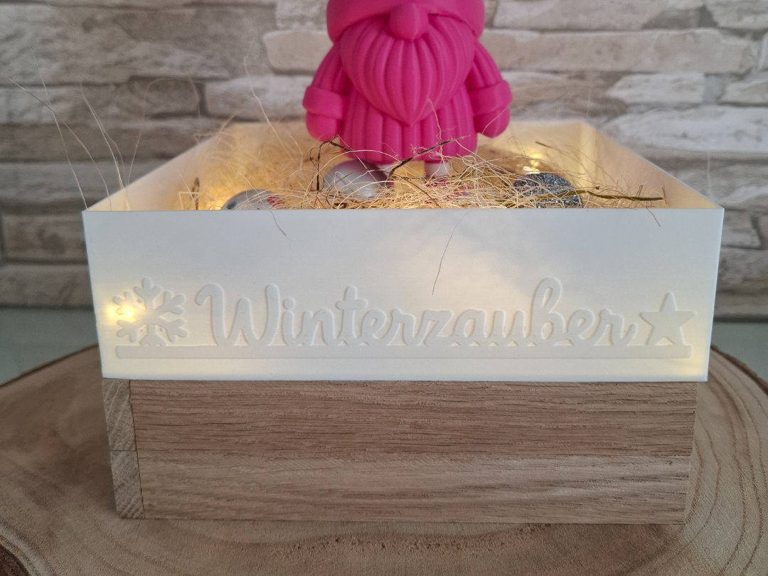Klötzchenschale "Weihnachten" - 1