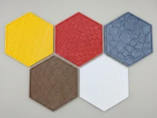 Settlers of Catan Themed Coaster Set
