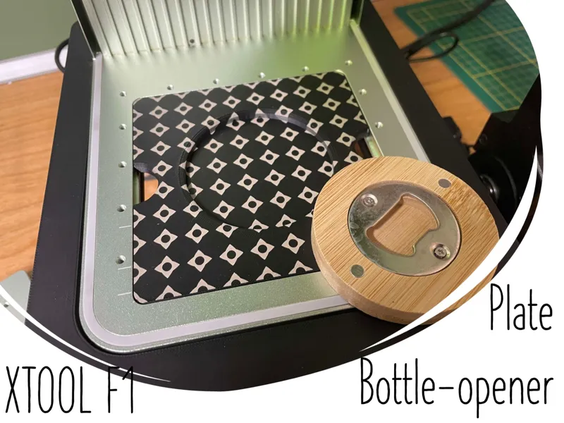 XTOOL F1 Plate Bottle Opener v2