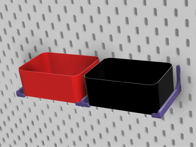 IKEA skadis box holder