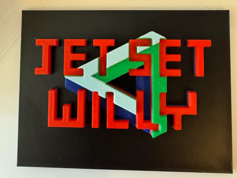 Jet Set Willy Title Screen - Sinclair ZX Spectrum 