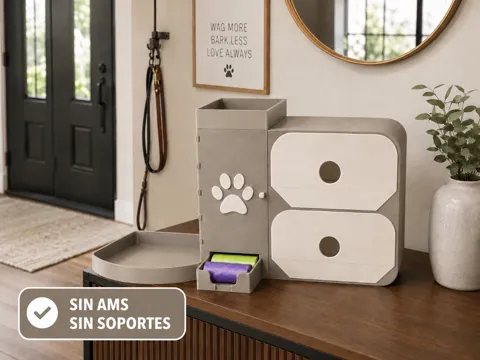 Organizador: Dispensador de bolsas perro doble cajon - armario — referencia de MakerWorld