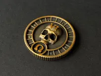 Jeton crâne (40 mm) — photo 1