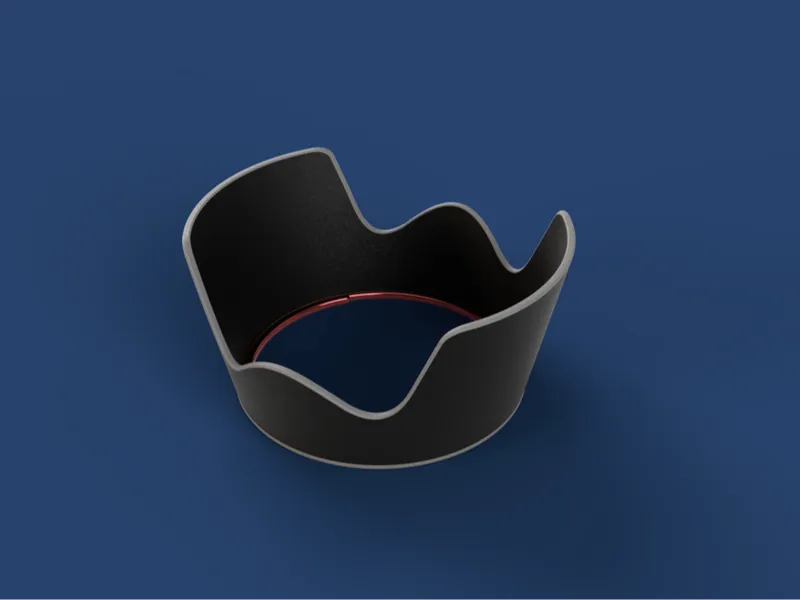 Lens Hood for EF-S 18-135mm IS USM - By Floxs