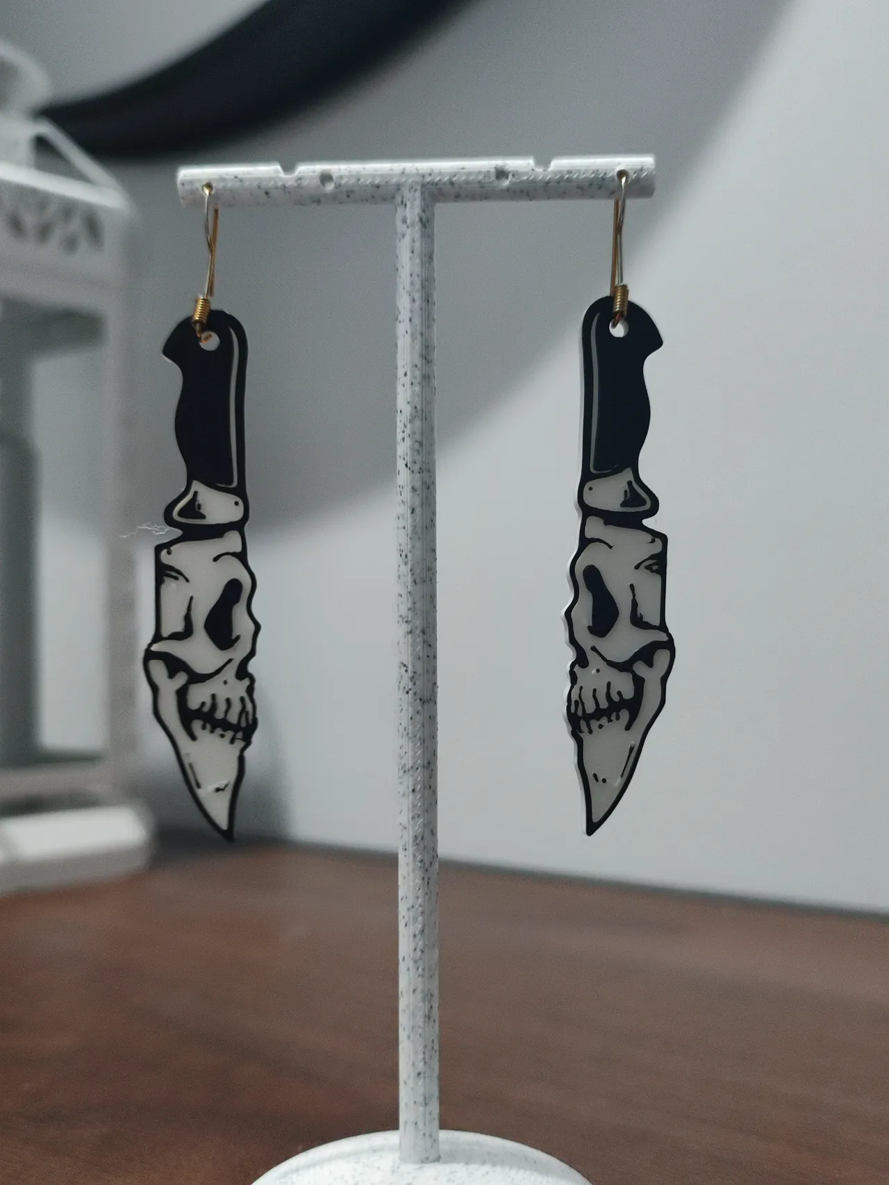 Aretes Daga del Inframundo view 2